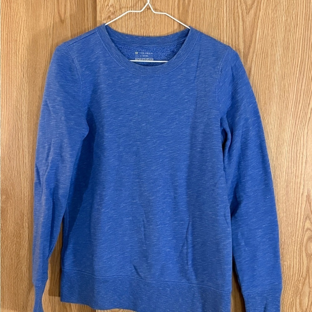Tek Gear Blue Pullover Athletic Crewneck Sweatshirt
